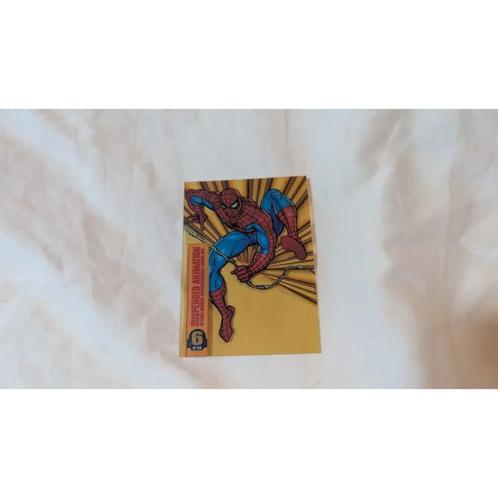 1994 Fleer Marvel Universe Series 5 Suspended Animation 6 of 10 Spider-Man
